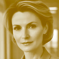 Beth Toussaint: Retrato de uma mulher em tons de sépia