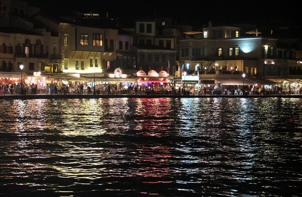 Chania de noite