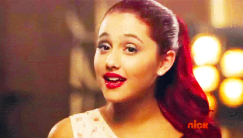 Resultado de imagem para thank kiss gif ariana
