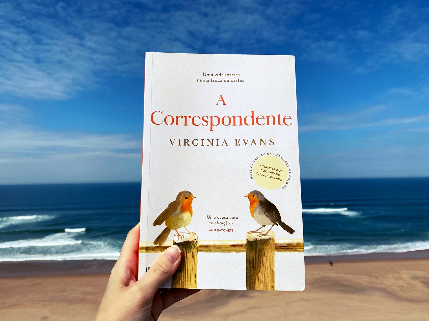 Capa do livro A Correspondente de Virginia Evans