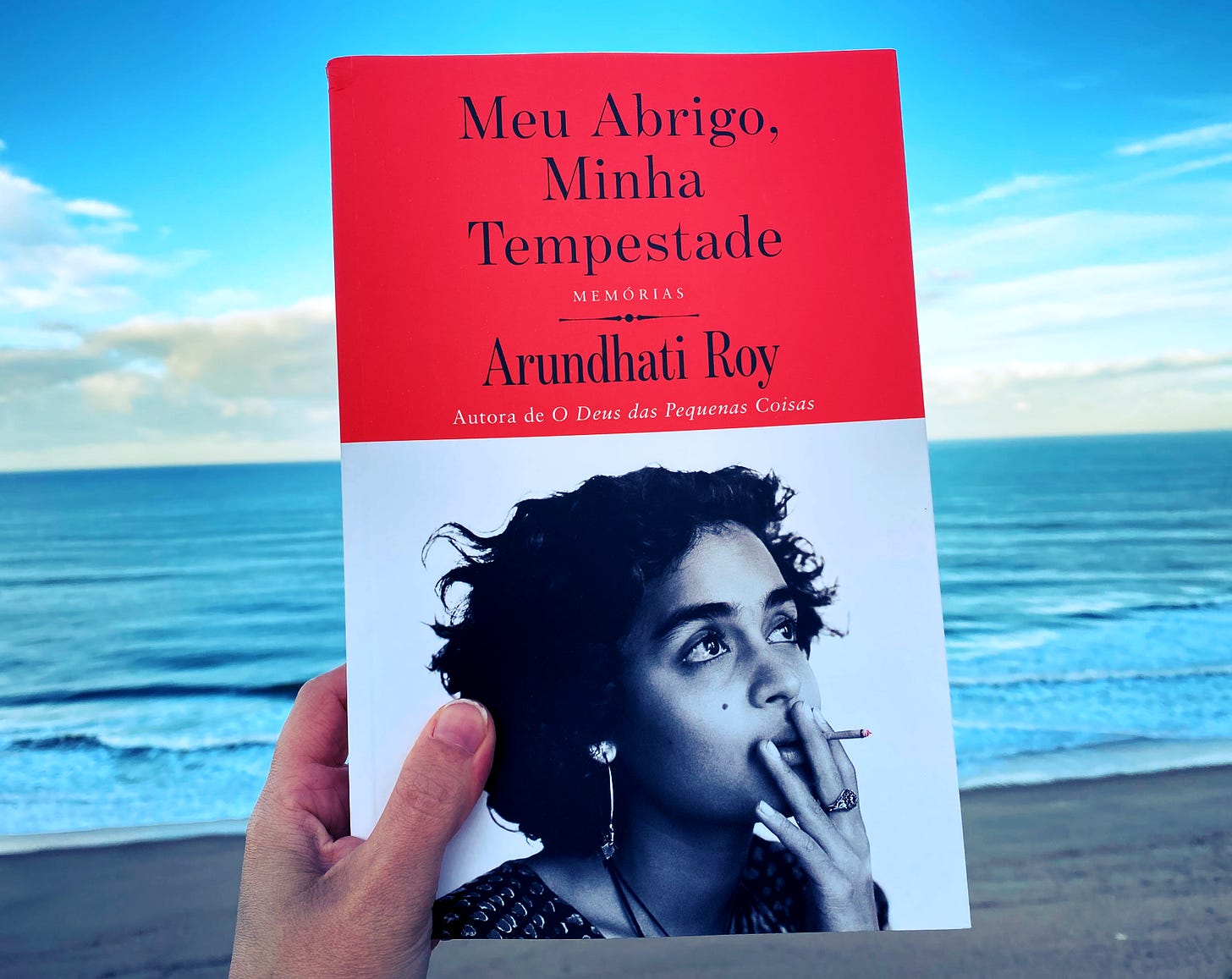 Capa do livro Meu Abrigo, Minha Tempestade de Arundhati Roy