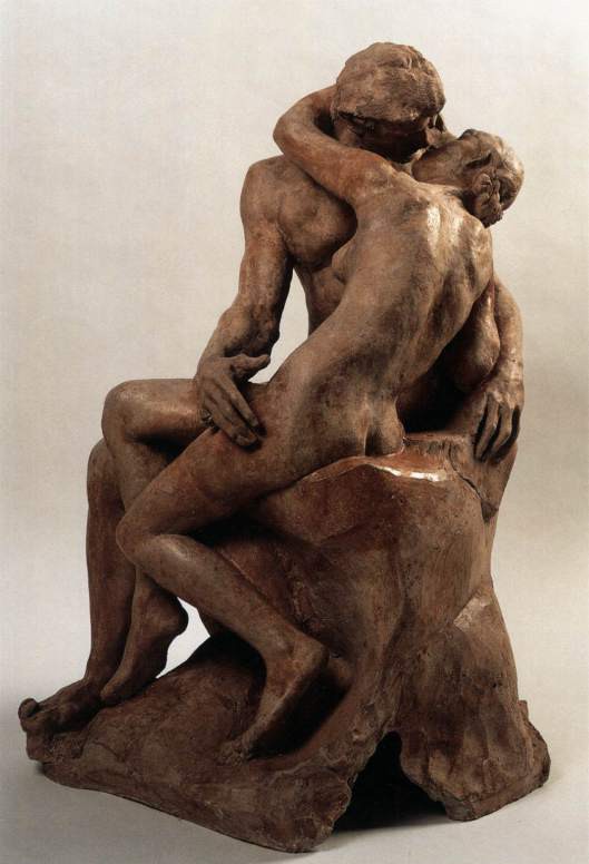 A escultura O beijo, de Rodin, originalmente se chamava Francesca da Rimini