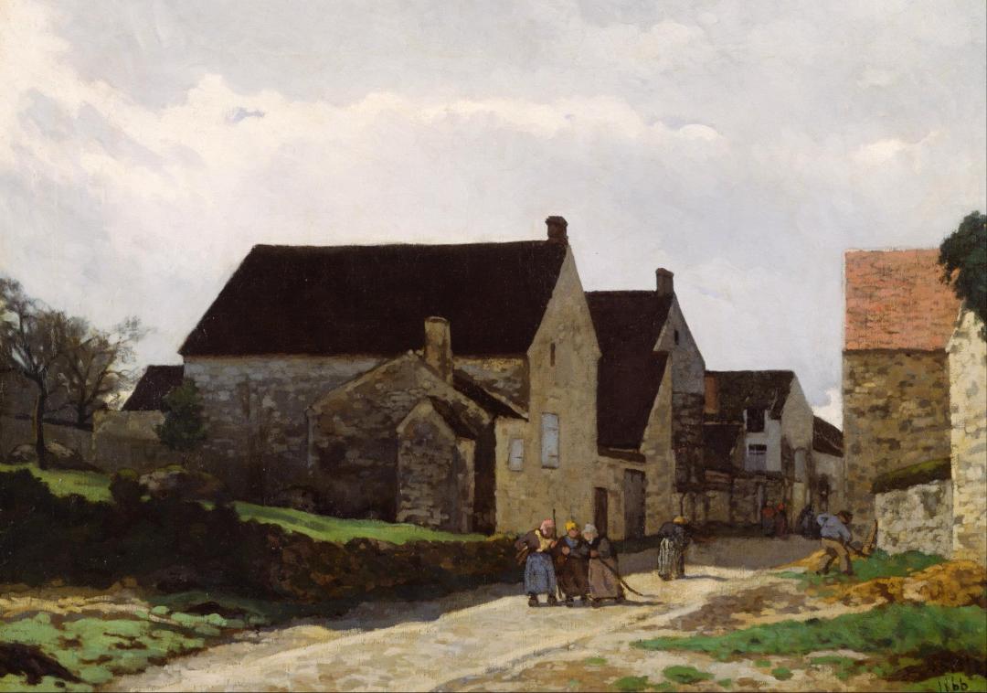 A banalidade se esconde nas insignificãncias. Um quadro de Alfred Sisley: "Mulheres indo para as árvores" (1866).