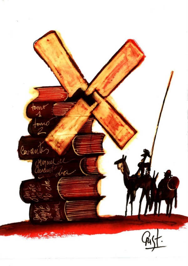 Quixote em diferentes livros e autores