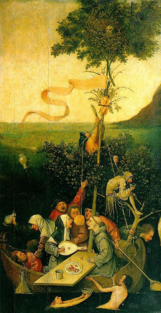 A nau dos insensatos, por Hieronymus Bosch