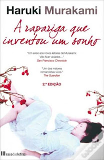 Capa do livro A rapariga que inventou um sonho de Haruki Murakami