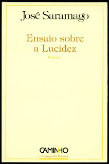 Capa do livro Ensaio sobre a Lucidez de José Saramago