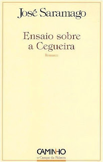 Capa do livro Ensaio sobre a Cegueira de José Saramago