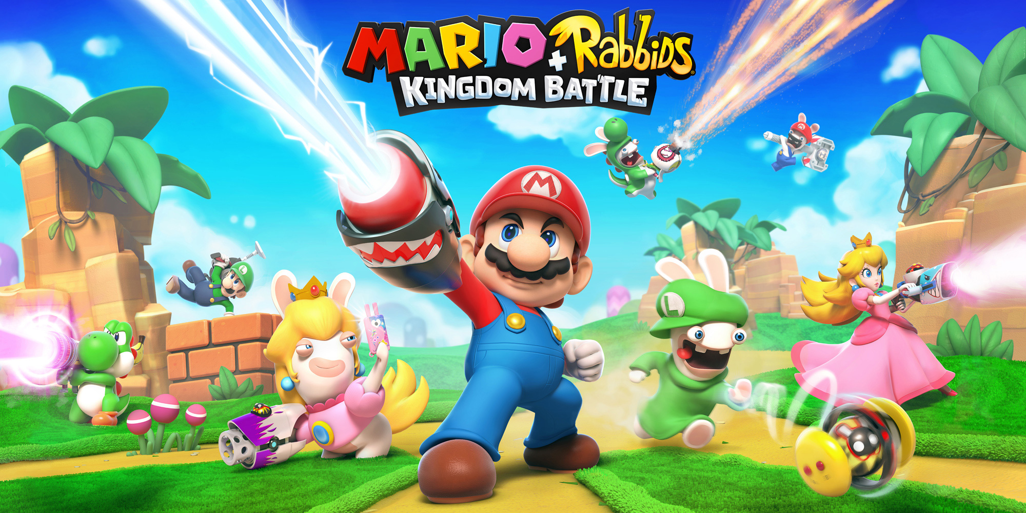 Poster do jogo Mario + Rabbids: Kingdom Battle