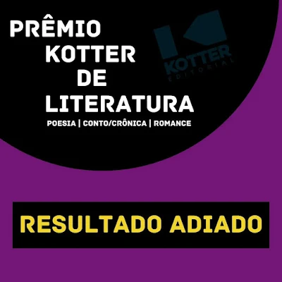 Editora adia divulgação dos semifinalistas do Prêmio Kotter de Literatura