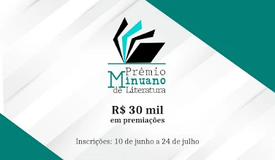 Com R$ 30 mil em prêmios Prêmio Minuano de Literatura 2024 abre inscrições