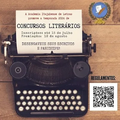 Academia Itajubense de Letras promove concursos literários de Poesia, Conto e Crônica