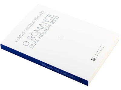 Capa do livro O Romance Dum Homem Rico de Camilo Castelo Branco