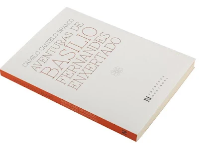 Capa do livro Aventuras de Basílio Fernandes Enxertado de Camilo Castelo Branco