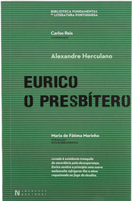 Capa do livro Eurico O Presbítero de Alexandre Herculano