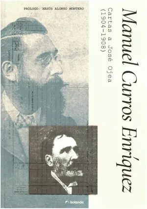 Capa do livro Cartas a José Ojea (1904-1908) de Manuel Curros Enríquez