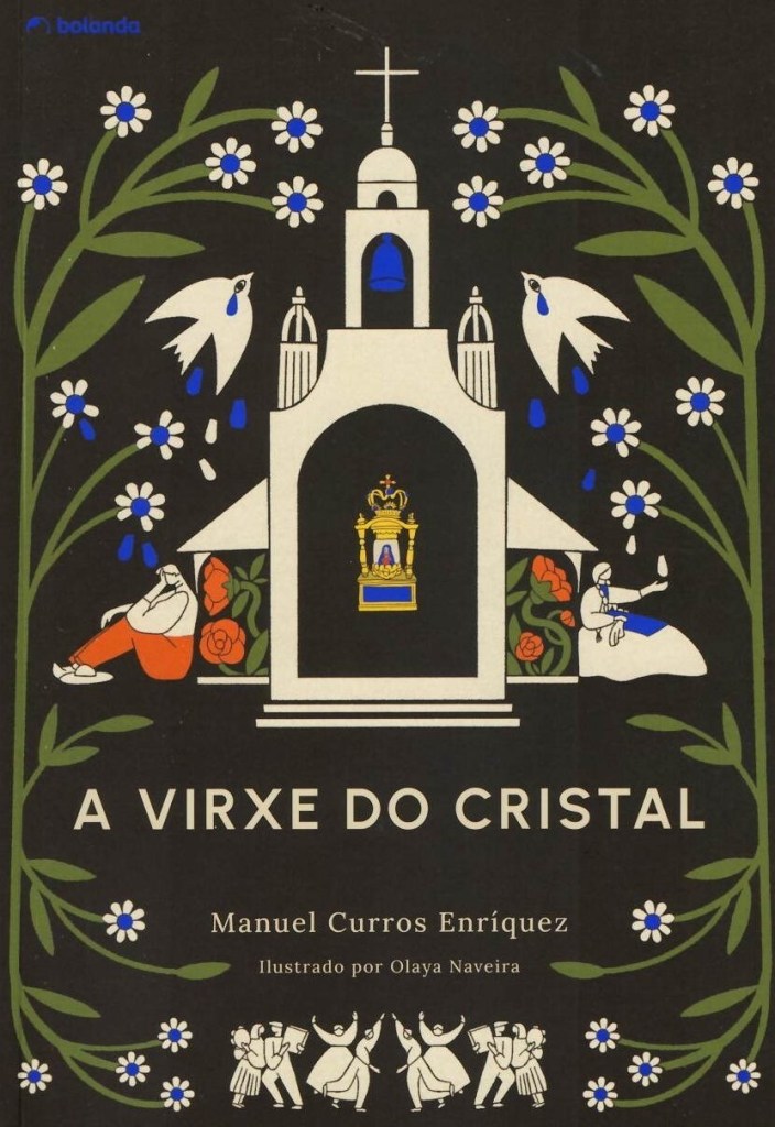 Capa do livro A Virxe do Cristal de Manuel Curros Enríquez