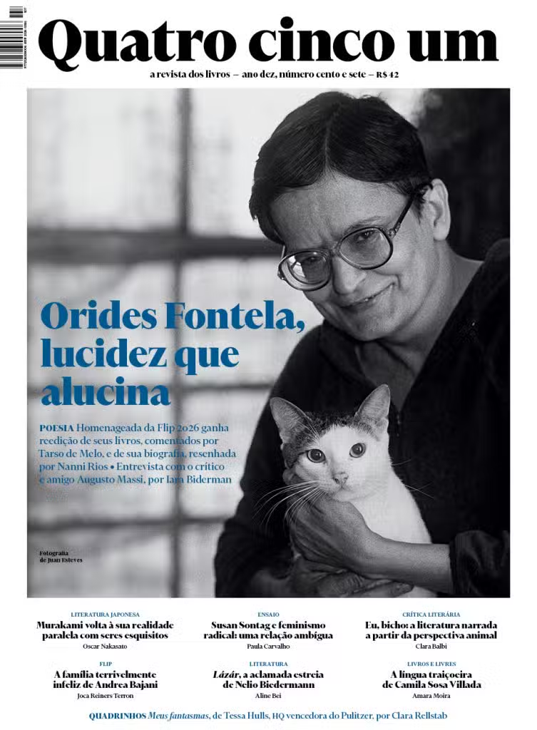 Capa do livro Quatro cinco um: a revista dos livros - ano dez, número cento e sete de Vários
