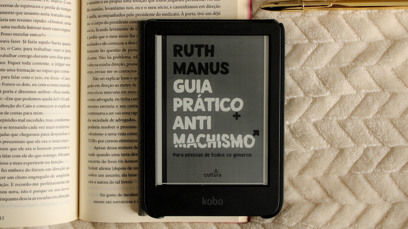 Capa do livro Guia Prático Anti-Machismo de Ruth Manus