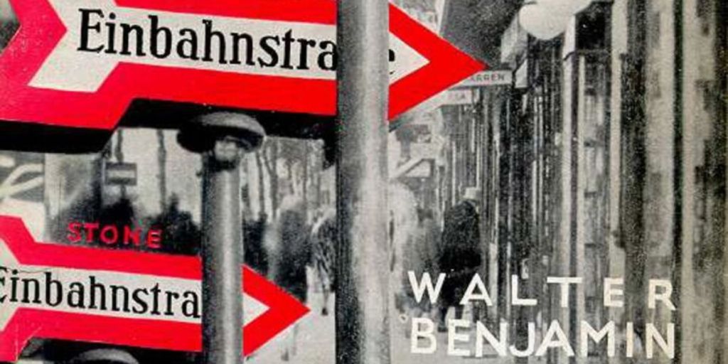 Capa do livro Einbahnstraße de Walter Benjamin