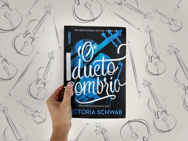 Capa do livro O Dueto Sombrio de Victoria Schwab