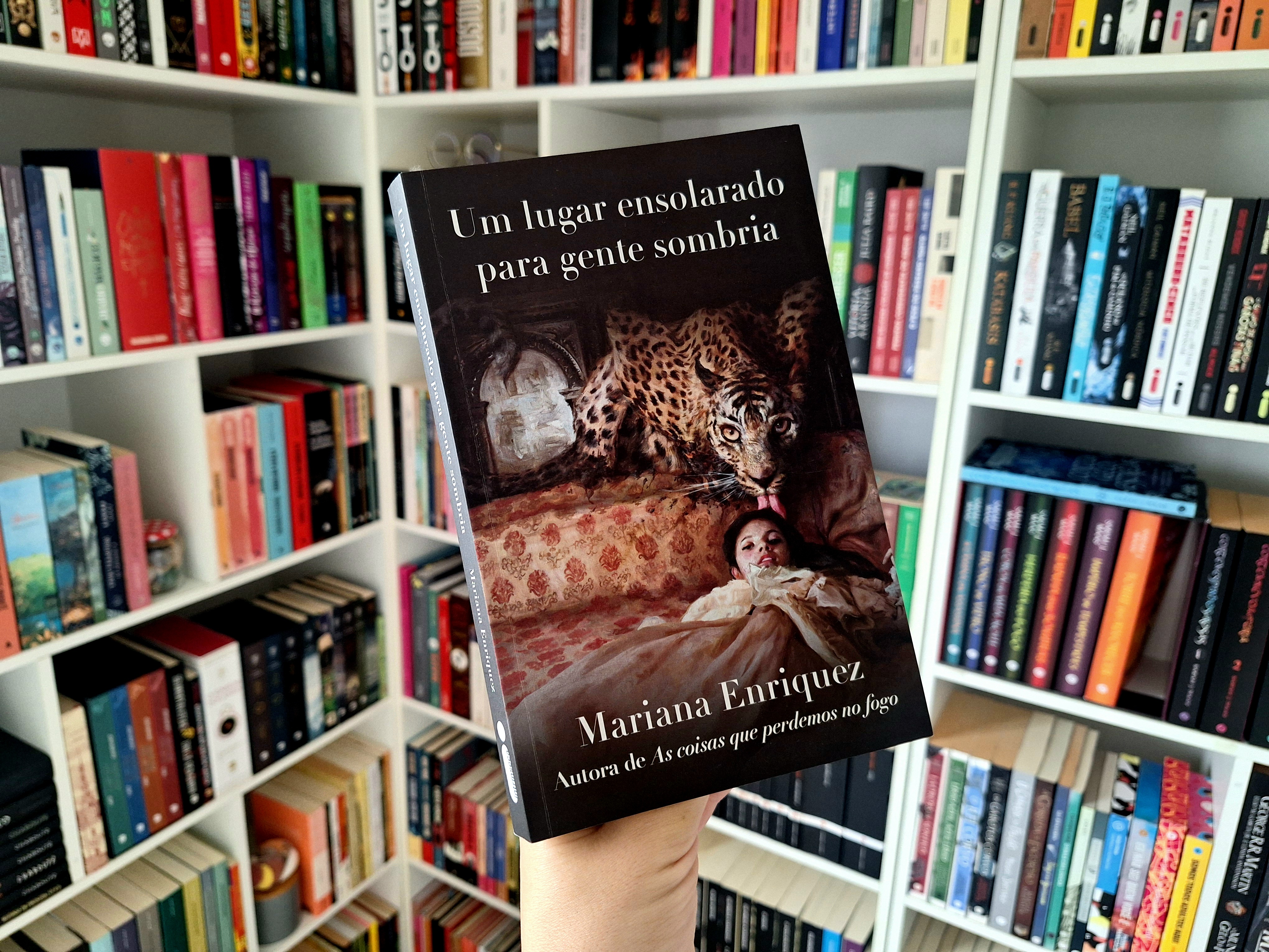 Capa do livro Um lugar ensolarado para gente sombria de Mariana Enriquez