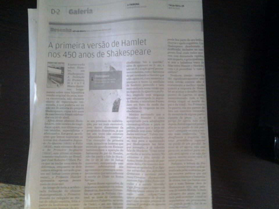 shakespeare em artigo