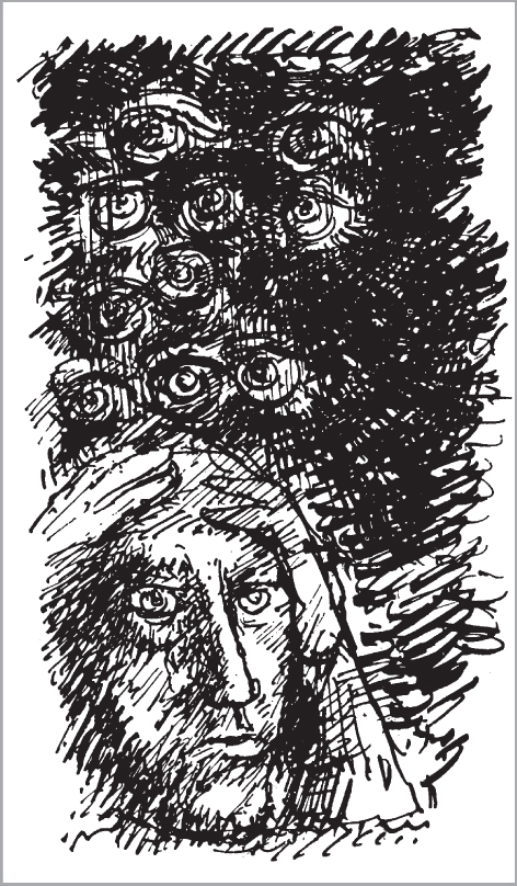 ilustração de angústia