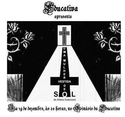 um mulher vestida de sol