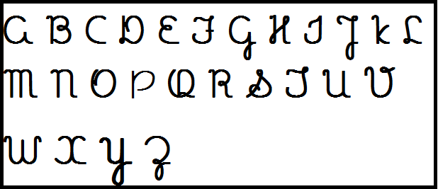 ALFABETO MAIÃšSCULO