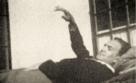 max Blecher en el sanatorio foto del archivo de Saşa Pană