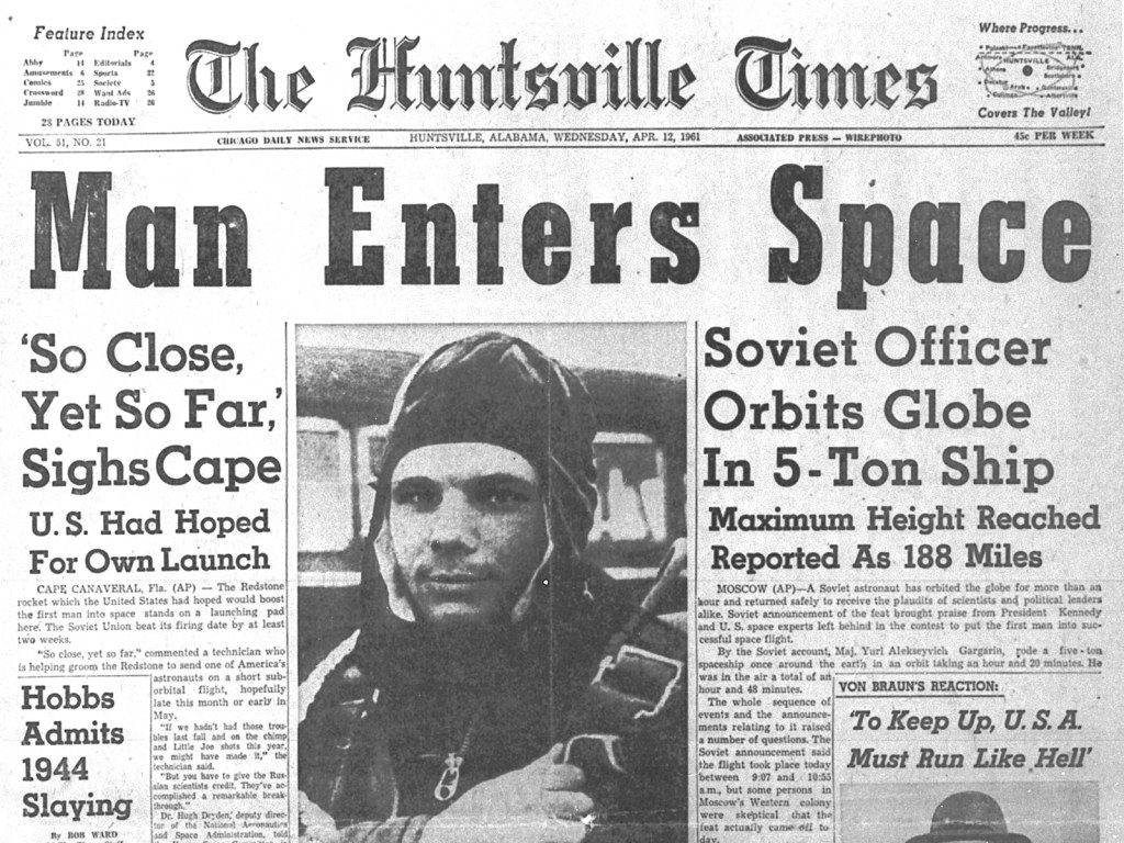 YURI GAGARIN HEADLINE
